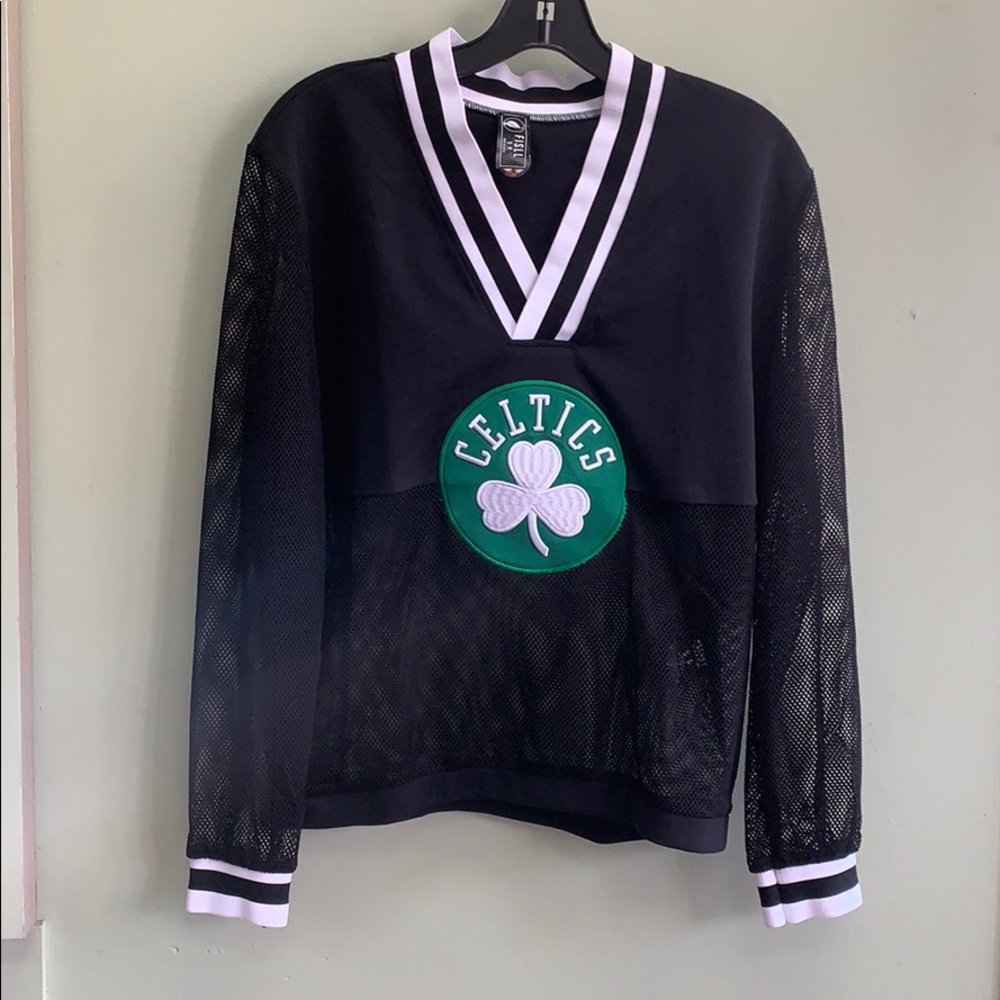 FISLL NBA Celtics Mesh V neck pullover